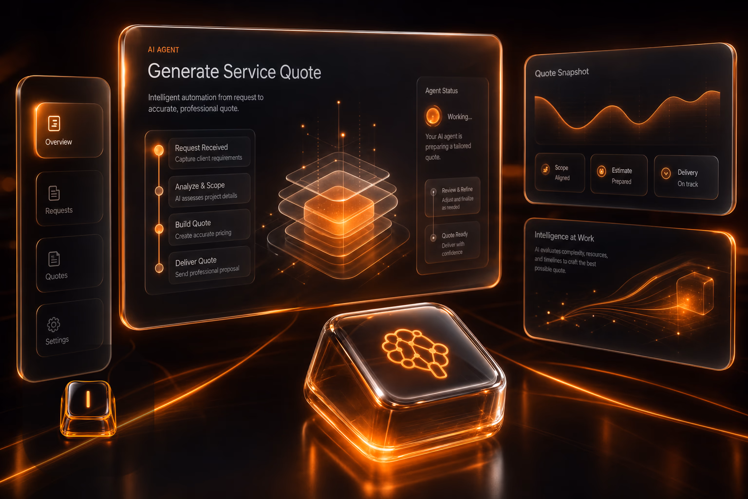 AI agent for quoting services